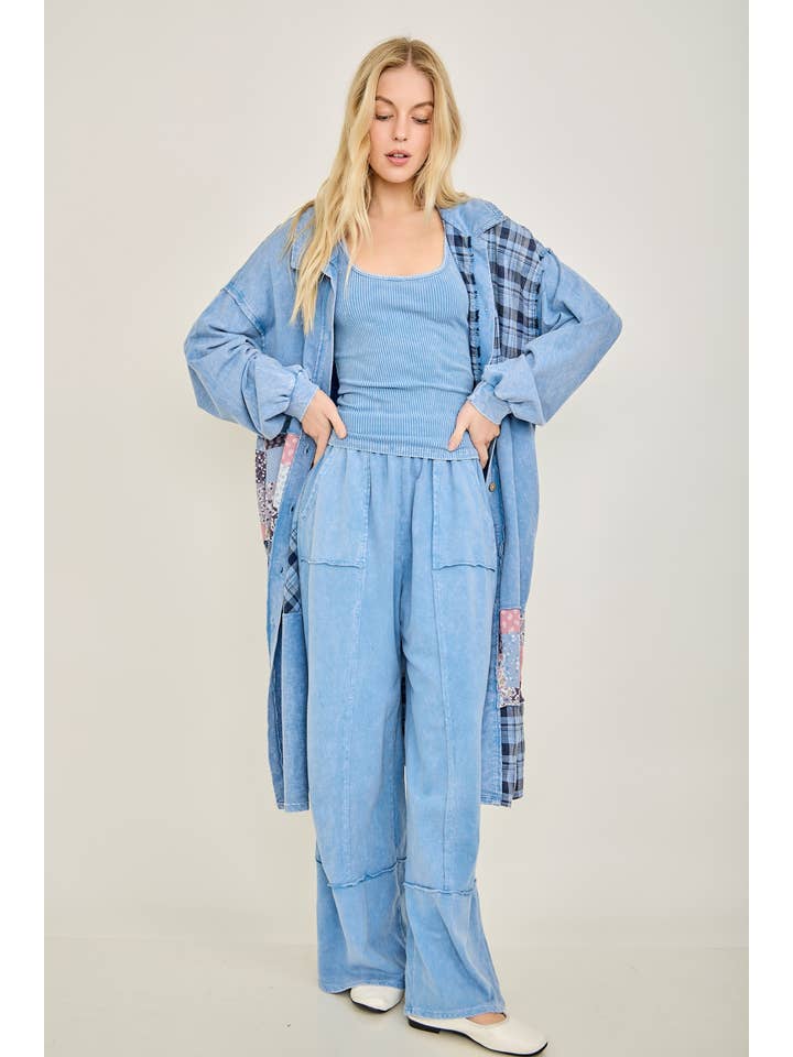 J.Her - Wholesale Pants - Women's - Mineral Washed Everyday Everywhere Terry pants HP68666