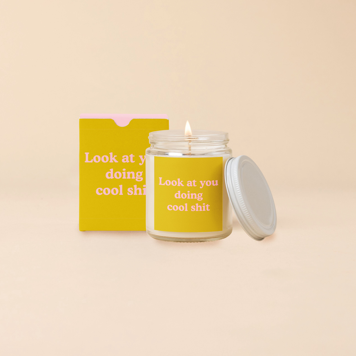 Talking Out of Turn – wholesale Jar/filled candle – Candle Jar w/Lid - Yippie (Top Seller!)1