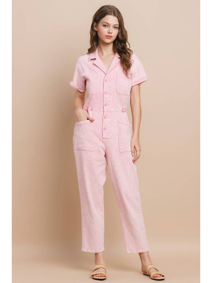 ROSE ALLZWECK-OVERALL AUS SÄUREGEWASCHENEM DENIM 4312RIB für den Großhandel auf Faire4