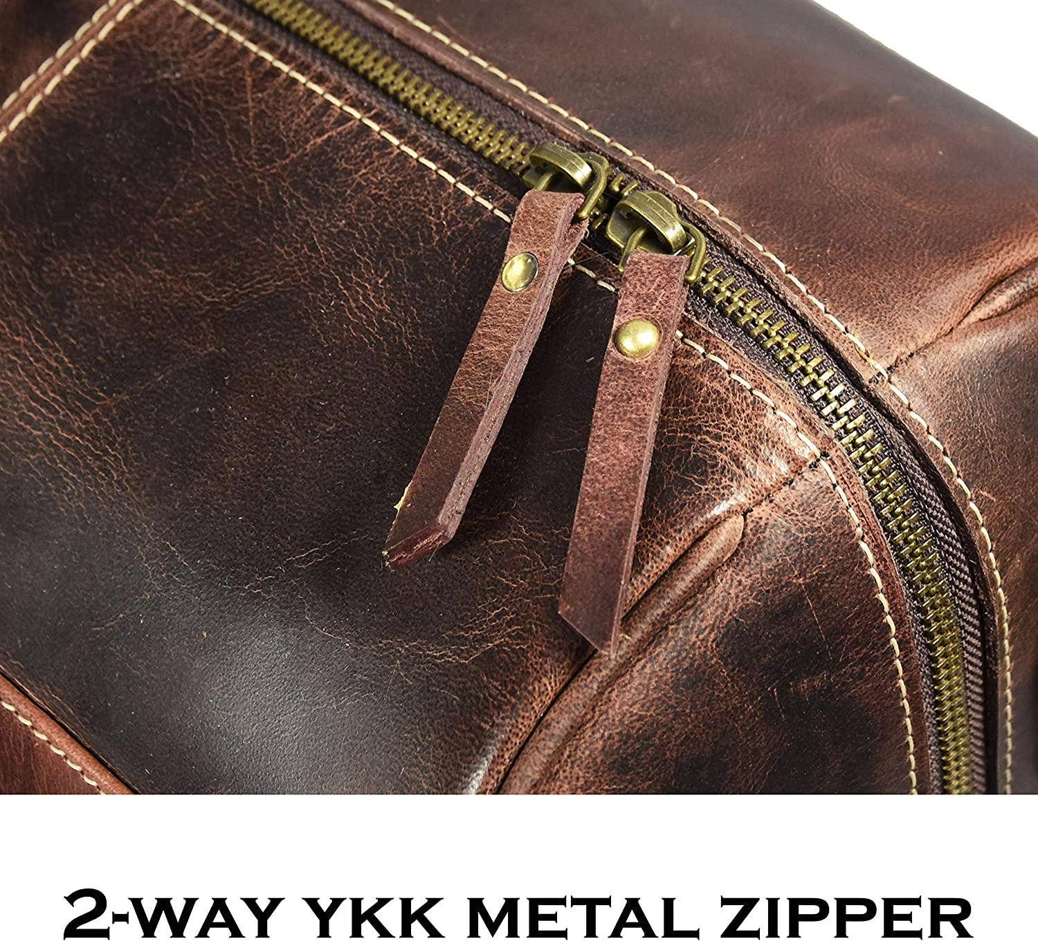 Tuzech Leather – wholesale Duffelväskor – Unisex – Tuzech stor läderväska 20-tums duffel för resor, träningsväska och handbagage – unisex3