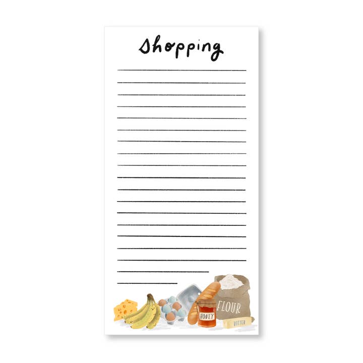 Boodschappenlijst Kladblok voor wholesale door Finch and Flourish Paper Goods