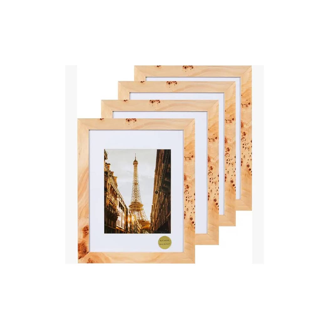 Concepts In Time - Vendita all'ingrosso Cornice portafoto - Cornice per foto in radica di noce DHD By Concepts TUTTE LE MISURE