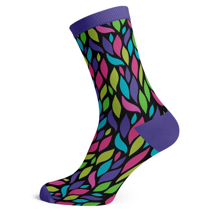 Colorful Leaves Socks for wholesale by Socks To Be You