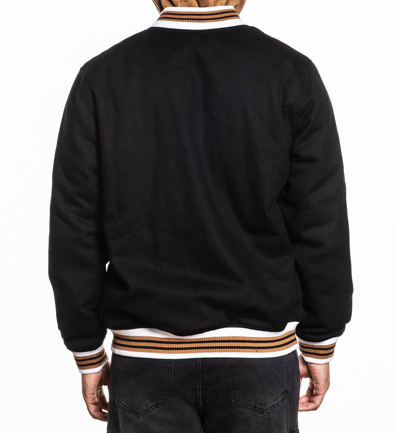 BLACK Strong Arm - Reversible Hooded Jacket for wholesale on Faire1