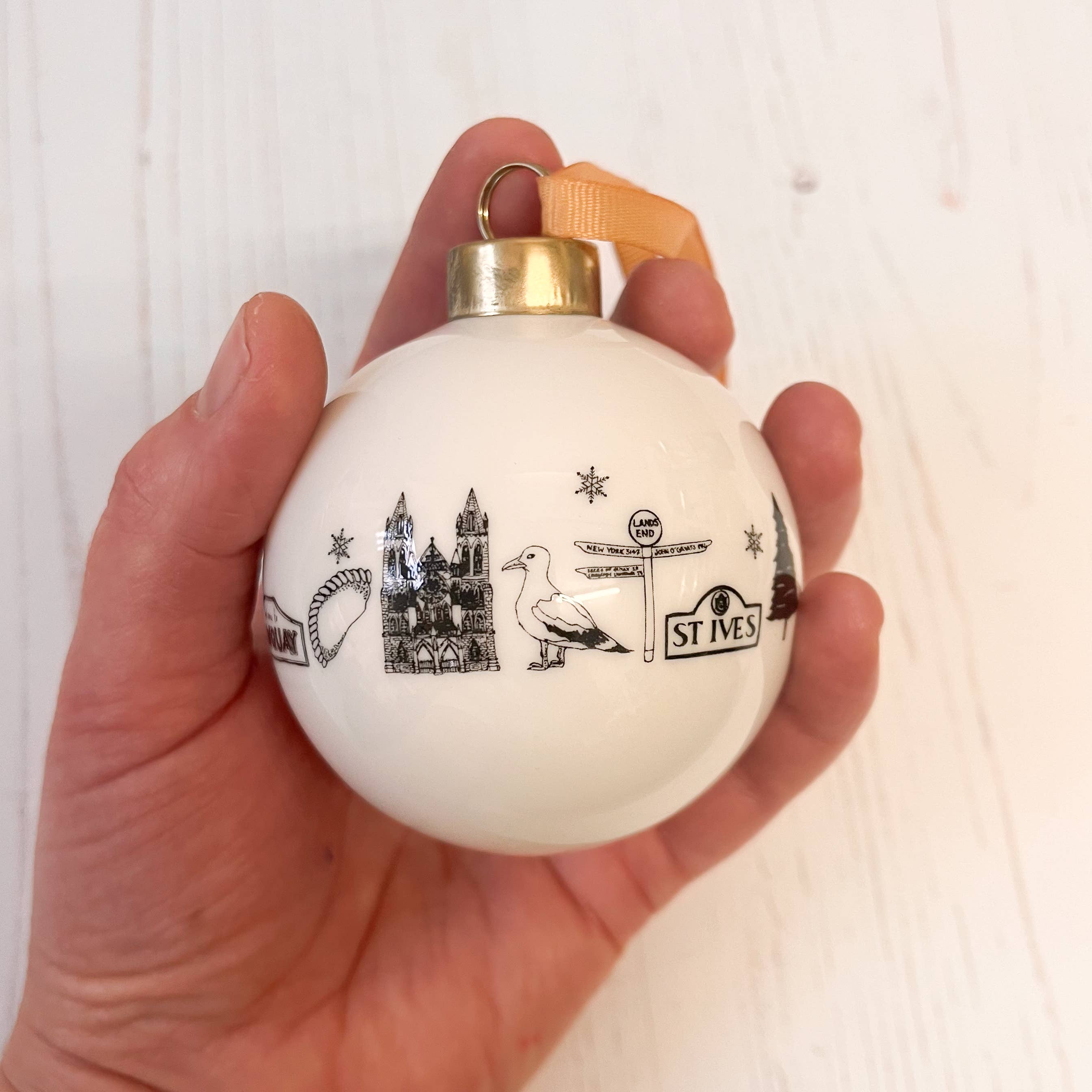 Martha Mitchell - Wholesale Ornament - Cornwall Christmas bauble6