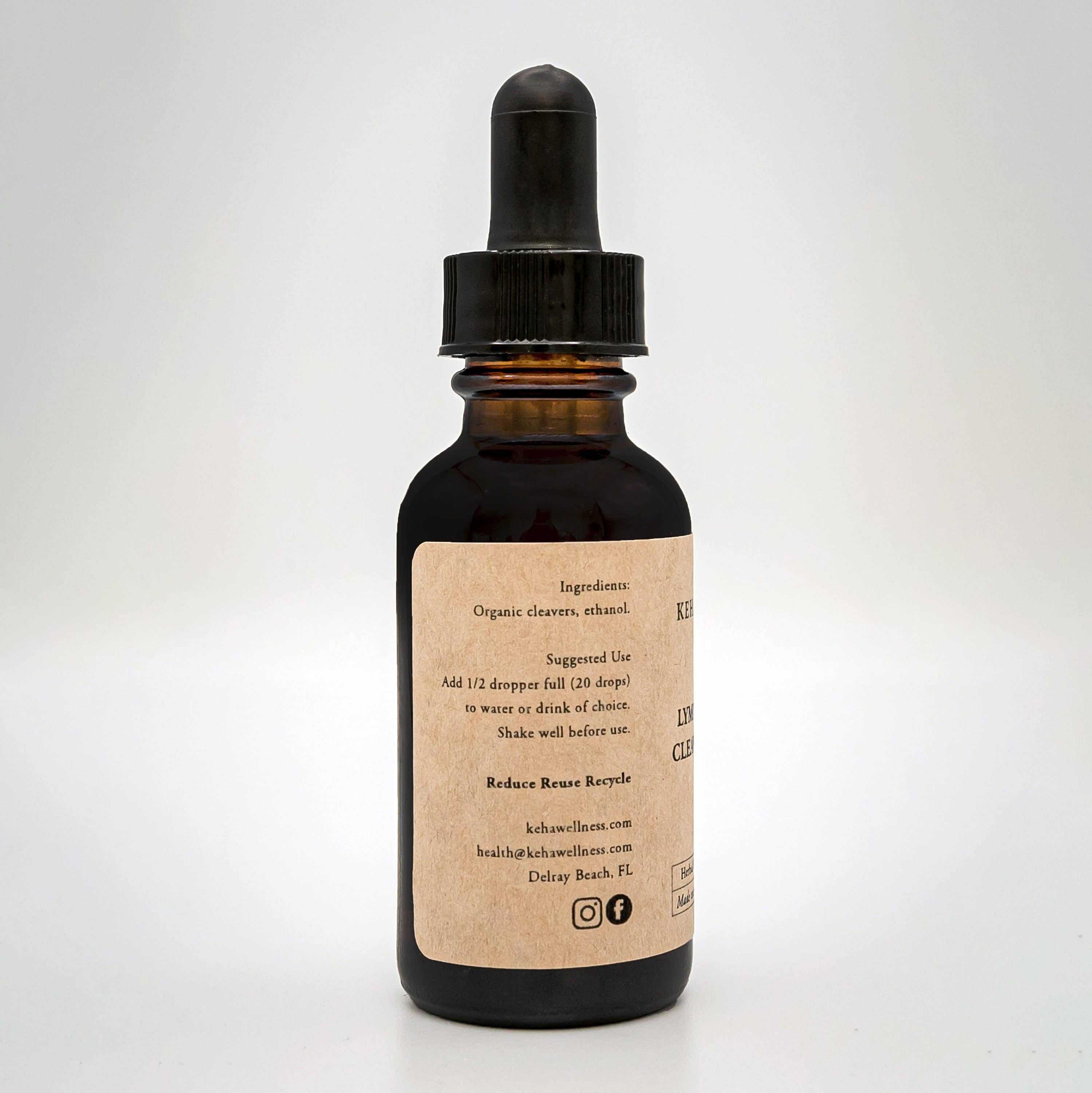 Keha Wellness - Wholesale Tincture - Lymphatic Reset - Cleavers Tincture - Herbal Extract1