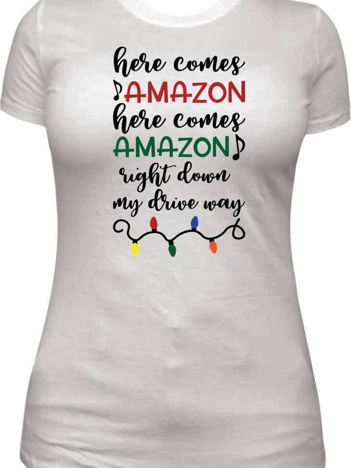 Amazon Christmas Shirt for wholesale by Thoughtful Creations