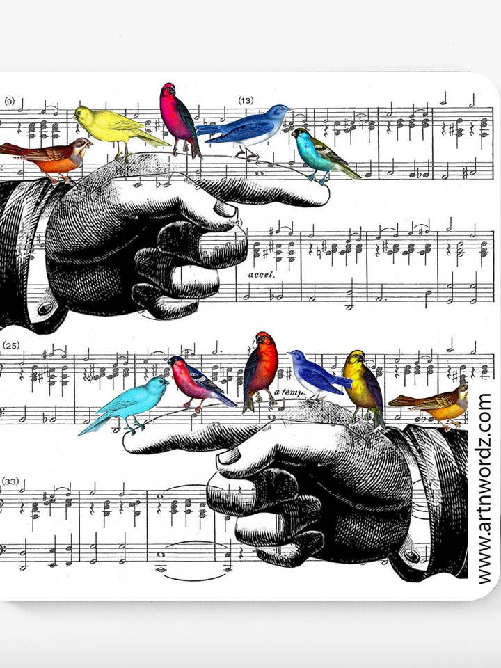 MONTANHAS-RUSSAS DE MÚSICA PARA PÁSSAROS por atacado de ARTNWORDZ LLC