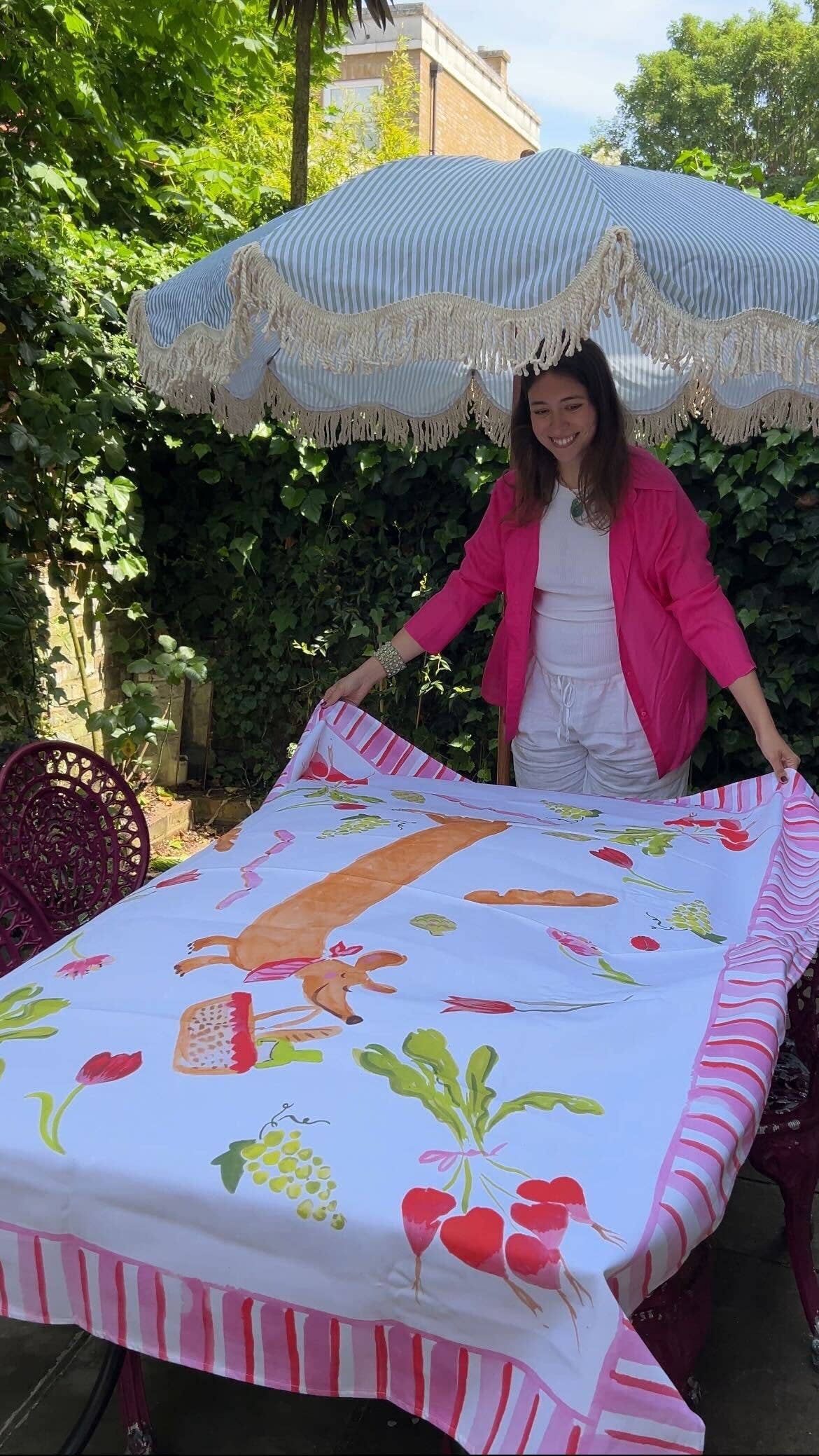 Ofelia Botella – wholesale Tablecloth – The Picnic Parade Tablecloth7