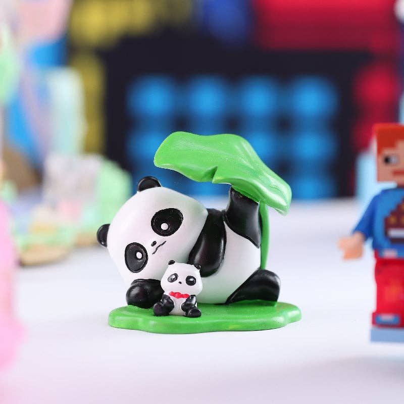 BCmini - Wholesale Decorative Figurine - 71004 PANDA FIGURINE BLIND BOX-88