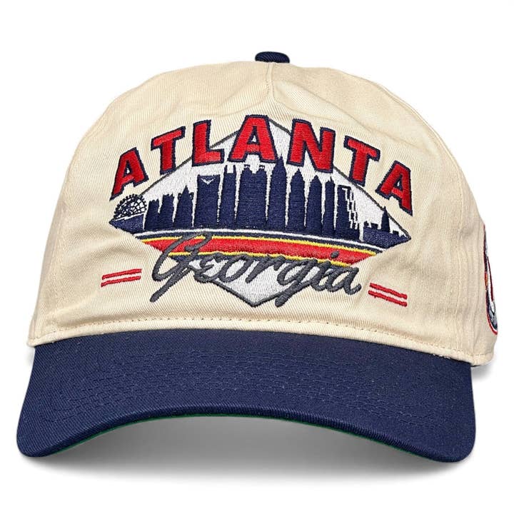 Atlanta Snapback - The Aaron for wholesale by Shells Vintage Hat Co.
