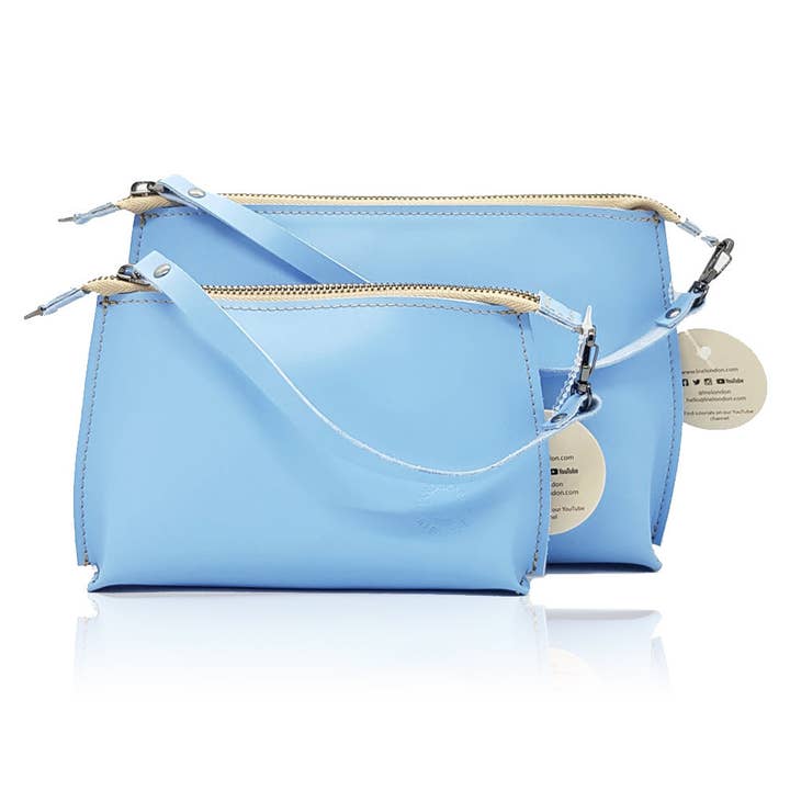 L&E Studio – Engroshandel Crossbodytaske - Dame – Valmue Vegansk Pose Crossbody Clutch Himmelblå