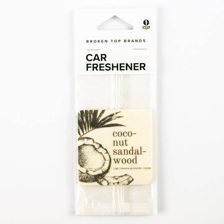 Broken Top Brands - Wholesale Car Freshener - Women's - Coconut Sandalwood - Car Fresheners