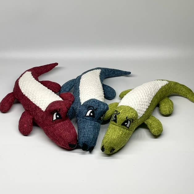 Al the Alligator Plush Pet Toy for Dogs for wholesale by Toys N Treats Box