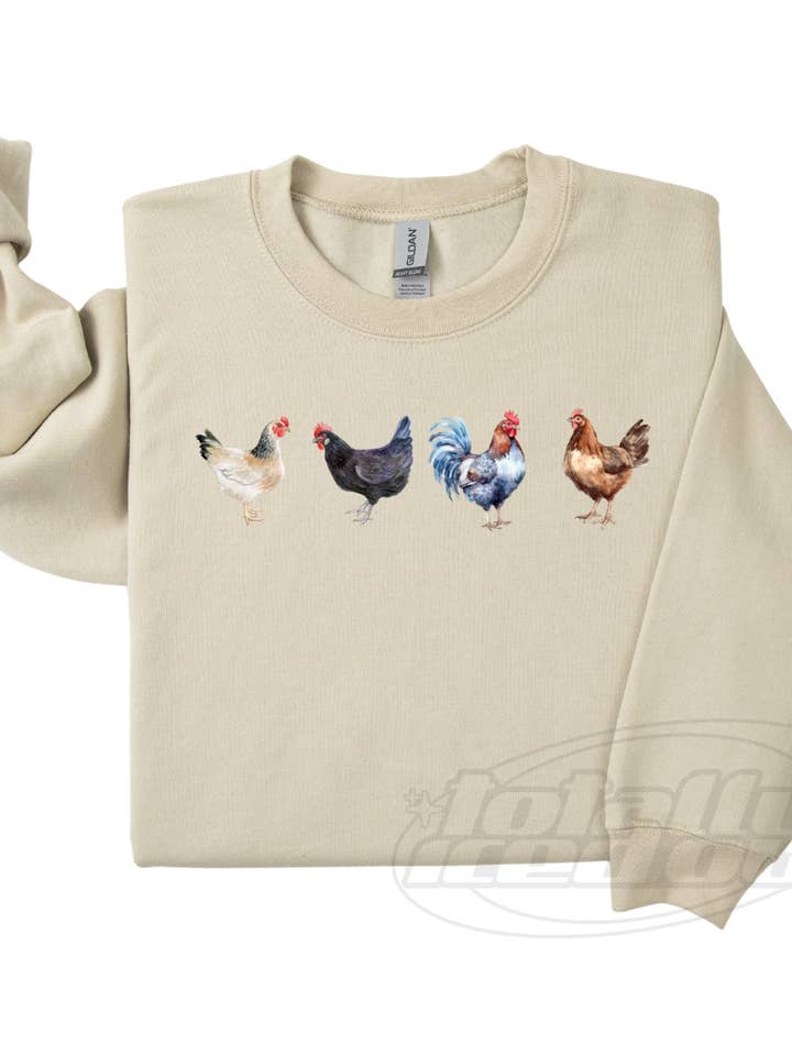 Chicken Crewneck Sweatshirt for wholesale by Totally Iced Out