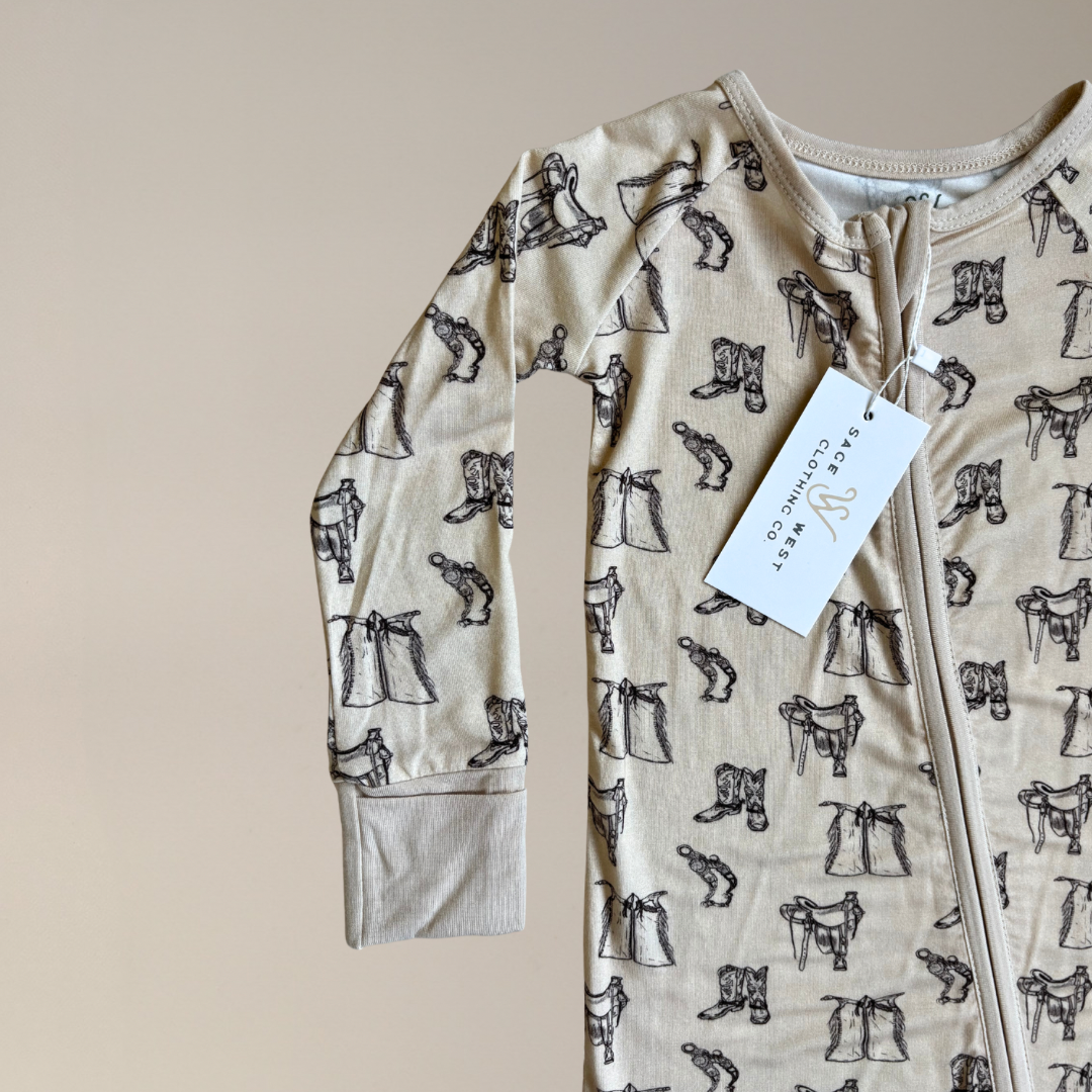 Sage West Clothing Co. - Wholesale Sleepsuit - Baby - {Tack Room} Infant Sleepwear1