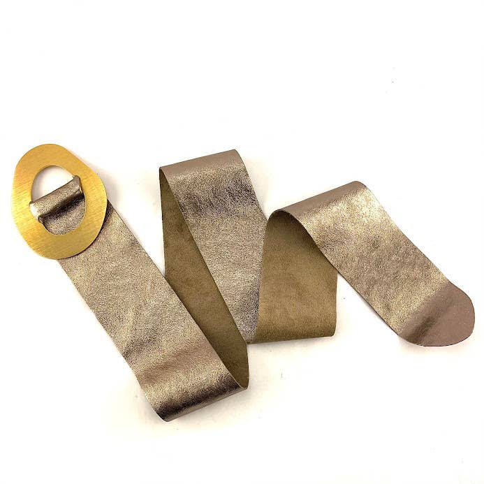 MILANO AMOUR – Großhandel Gürtel – Damen – SADE Laminatgürtel aus echtem Leder, Einheitsgröße, mit Schnalle3