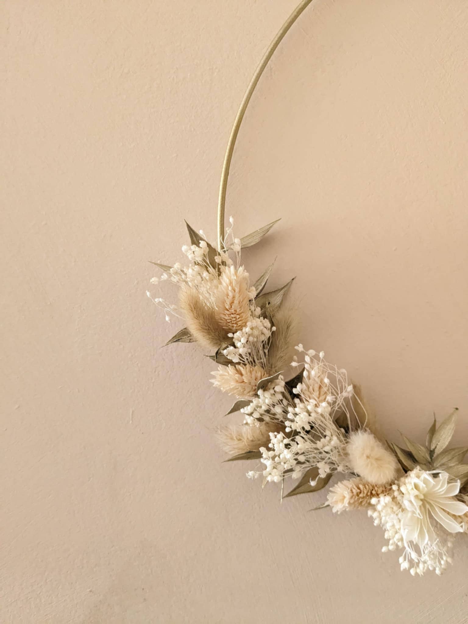 Maison Oline - Wholesale Wreath - Egg-shaped dried flower wall wreath - Easter3