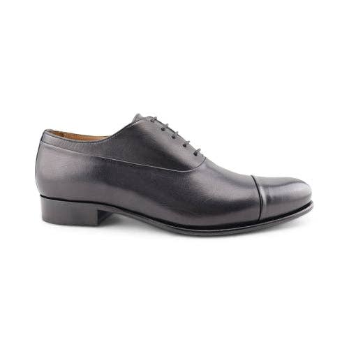 Black leather oxfords for wholesale by Otisopse