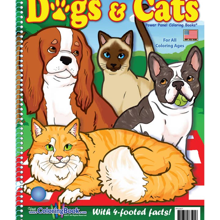 Really Big Coloring Books | ColoringBook.com – wholesale Målarbok - Barn och baby – Hundar och katter målarbok 8,5"x11"