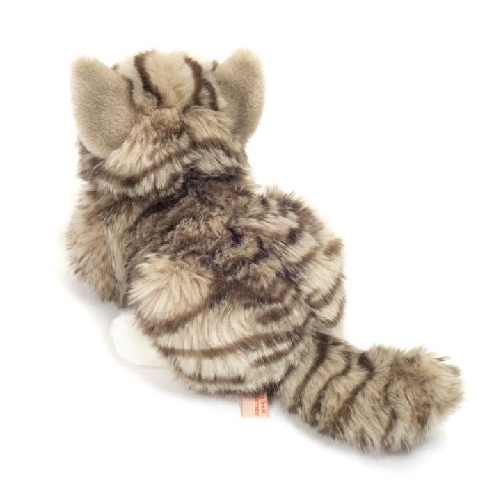 Teddy Hermann – wholesale Fyllda/plyschleksaker - Barn och baby – Katt liggande grå 20 cm - gosedjur - gosedjur