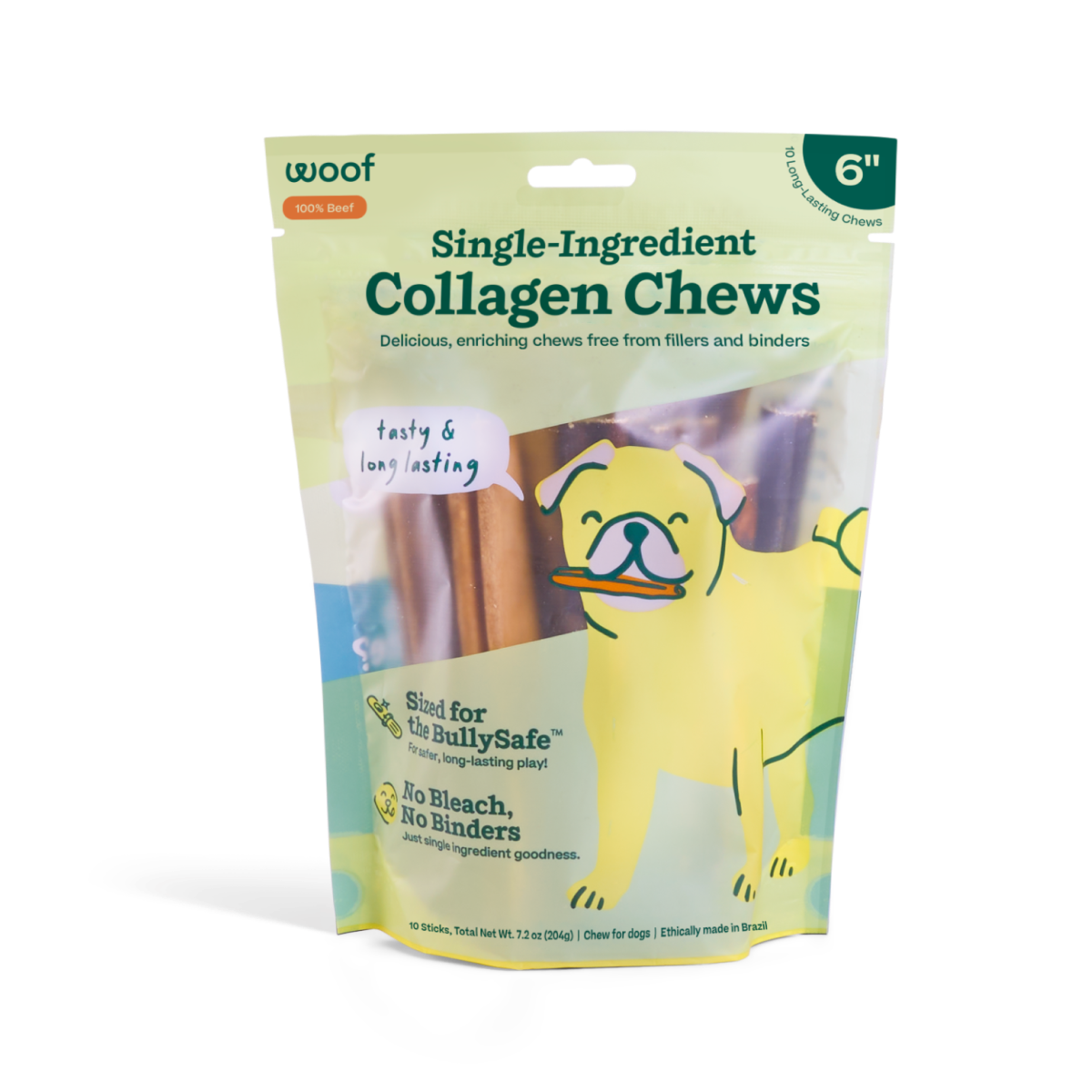 Woof - Wholesale Pet Treats - Dog - BullySafe Chews - Pure Collagen1