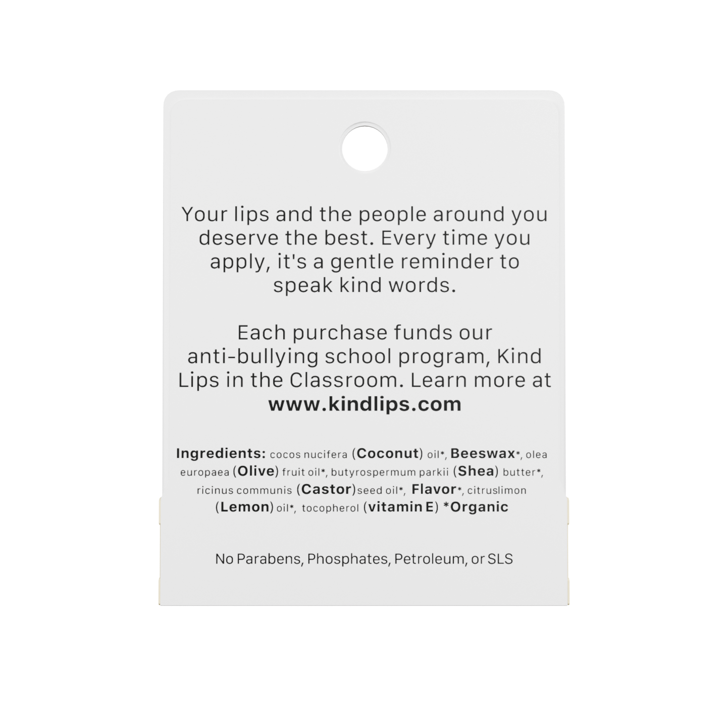 Kind Lips - Vente Baumes à lèvres - Baume à lèvres vanille citron, bio, naturel, propre, lot de 106