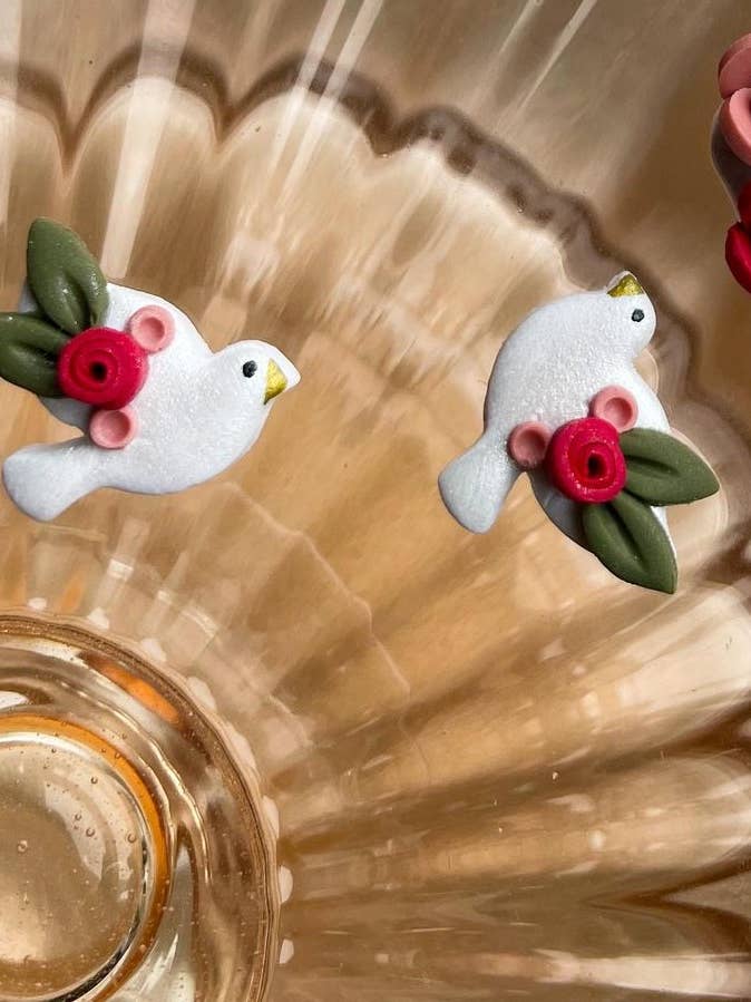 Lovley Swan Studs for wholesale by Simple by Ame LLC