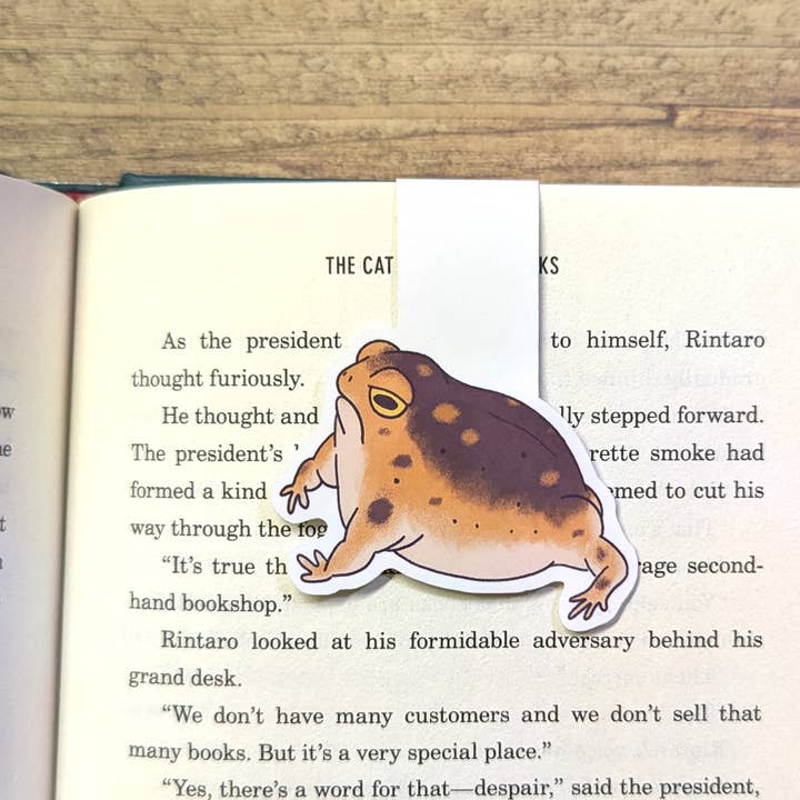 Desert Rain Frog Magnetic Bookmark for wholesale by Proper Wolf