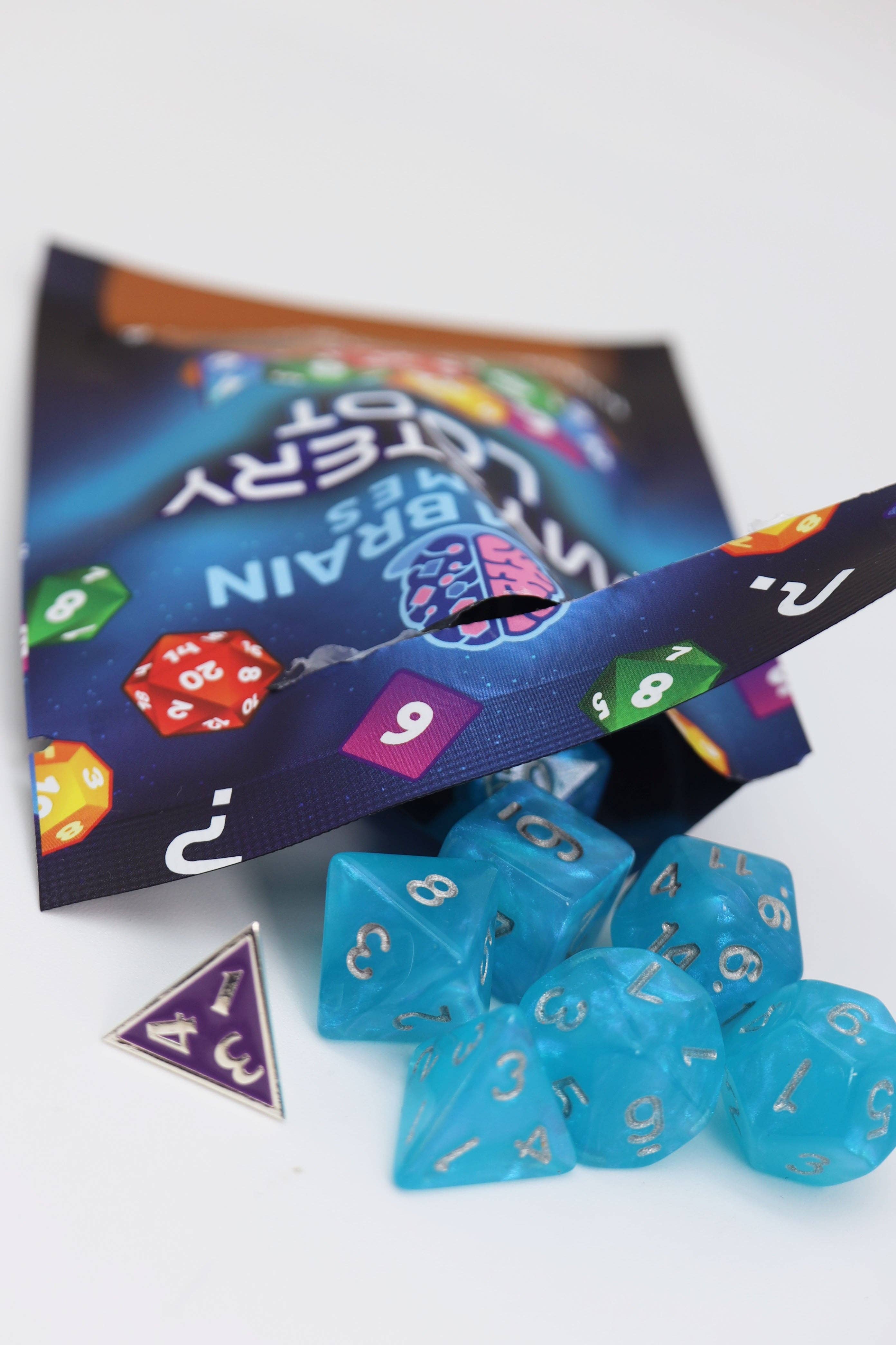 Foam Brain Games - Wholesale Dice - Mystery Loot: Plastic RPG Dice Set & Bonus Metal Die7