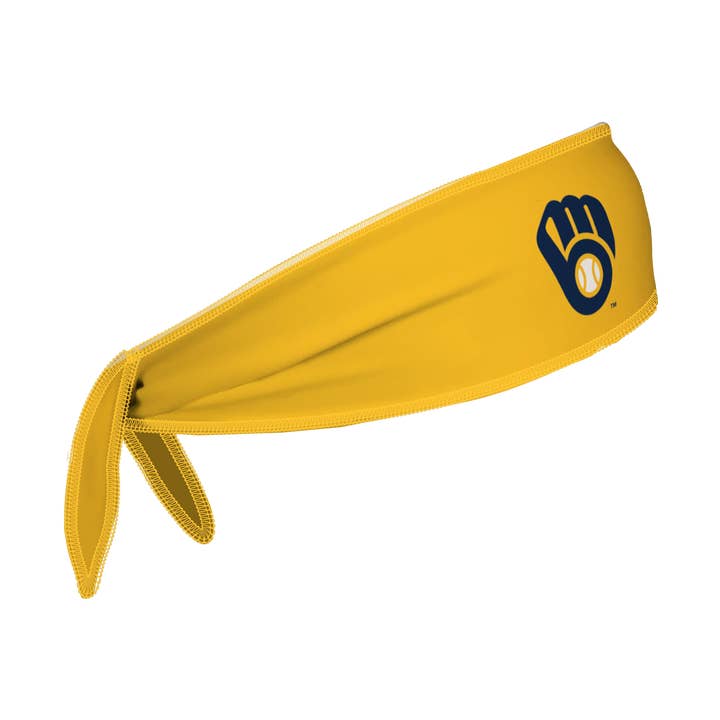 Brewers Reversible Tieback: Cap Logo/Mascot Repeat for wholesale by Vertical Athletics