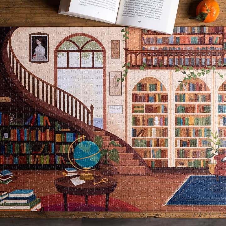 Trevell - Wholesale Puzzle - Adult - Puzzle At The Library - Trevell - 1000 and 1500 pieces