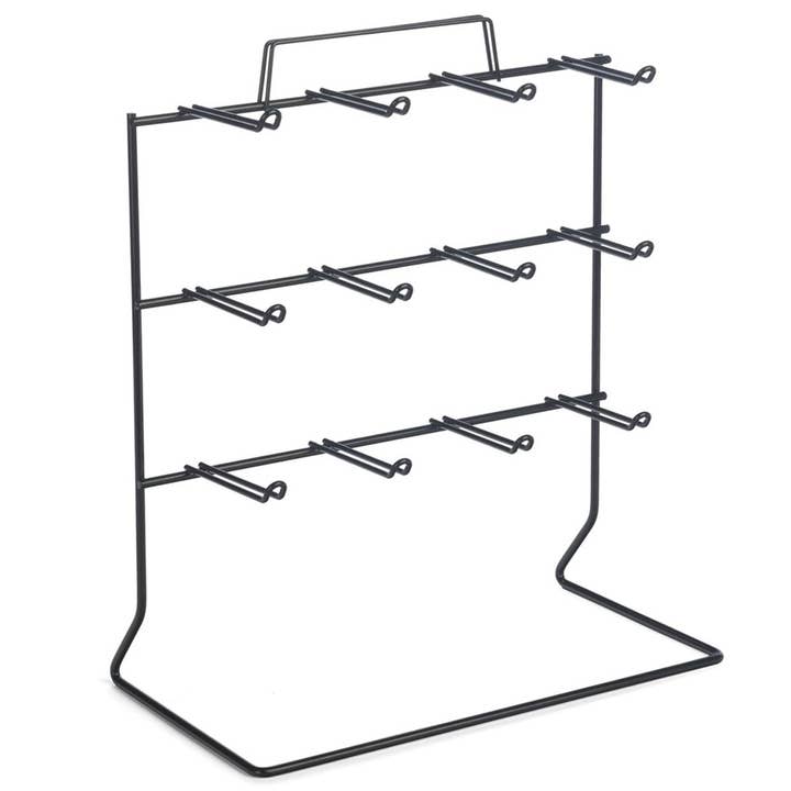 RetroPlanet - Wholesale Retailer Display Stand/Case - Mini Sticker Display Rack 12-Peg POP Countertop Display