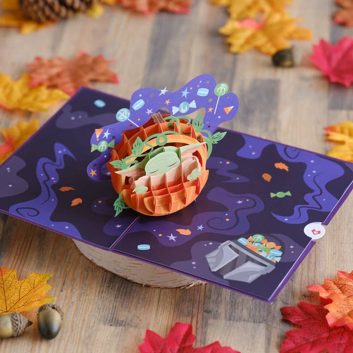 Lovepop Cards - Wholesale Everyday Greeting Card - Star Wars™ The Mandalorian™ Grogu™ Candy is the Way Card5