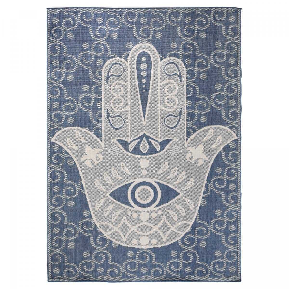 O&Ko - Wholesale Rug Pad - Blusafe Reversible Blue Outdoor Rug 80X150Cm0