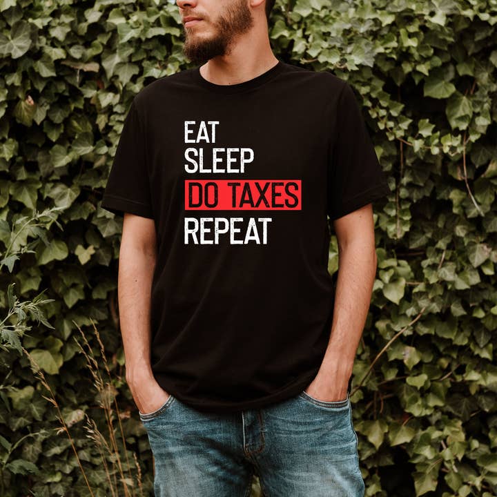 Divertido contador contable, impuestos sobre el dinero, divertido, vintage, divertido, que paga impuestos, impuestos, dicho divertido para venta al por mayor de Teegarb LLC