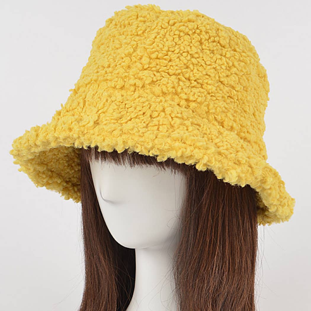 3AM BY H&D ACCESSORIES - Wholesale Bucket Hat - Women's - AMH1590 PLUFFY FLEECE WOOL BUCKET HAT6