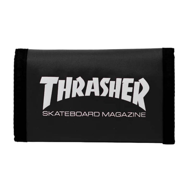 THRASHER SKATE MAG BLACK WALLET for wholesale by Rat City Sk8 Shop