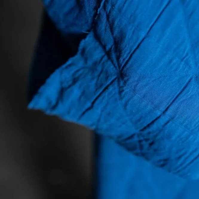 Merchant and Mills - Wholesale Fabric - Blue Pop Jacquard Cotton1