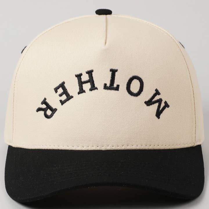 Fashion City - Wholesale Baseball Cap - Women's - MOTHER Upside Down Lettering Embroidery Cap10