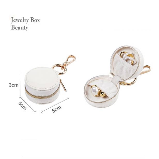 wandf – Engroshandel Smykkesskrin – Mini bærbar smykkeskrin, ring- og øreringeorganisator vedhæng14