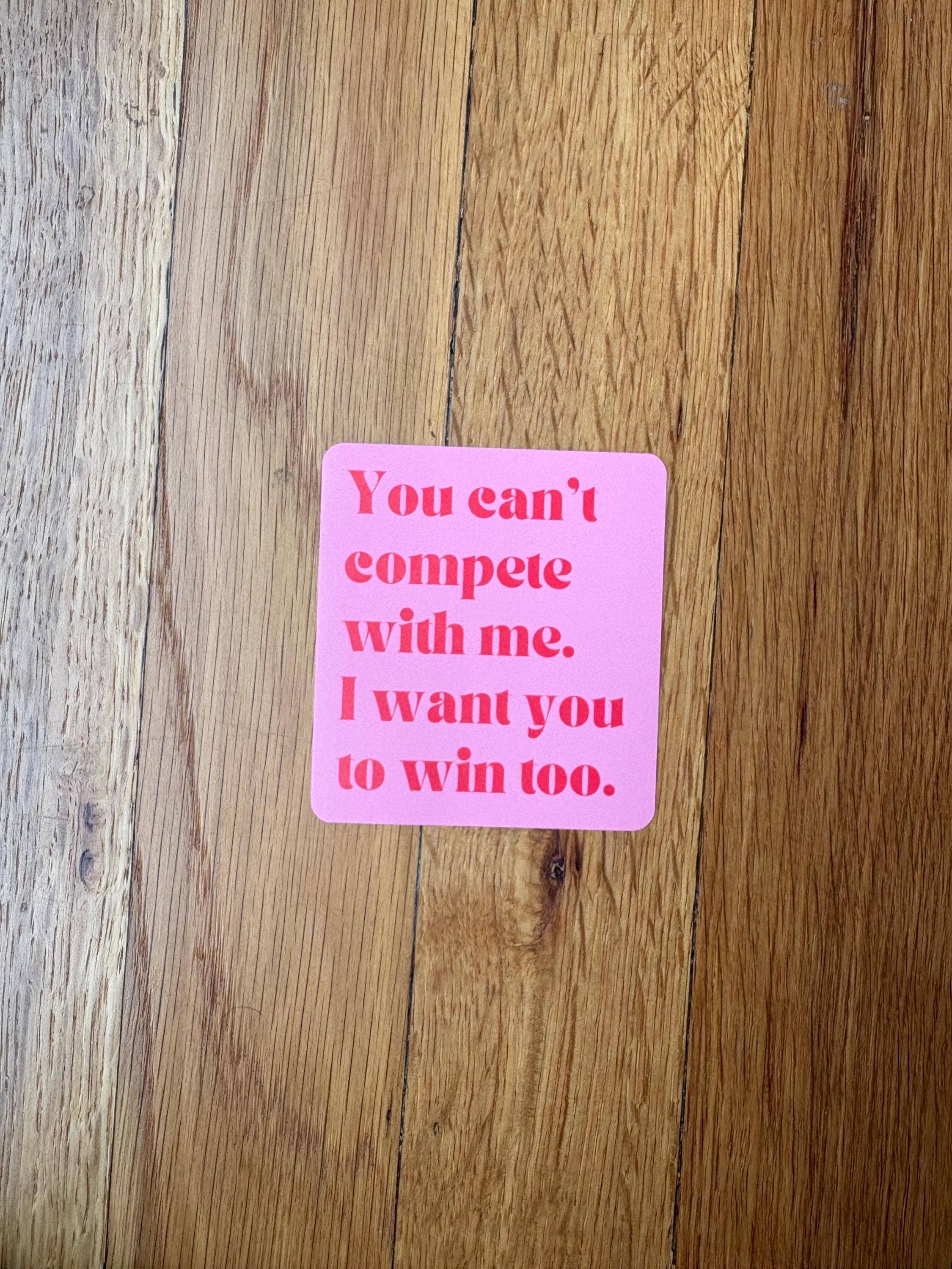 Anna Liz Heart Designs - Wholesale Sticker - Empowering Women Vinyl Sticker – Support and Win Together3