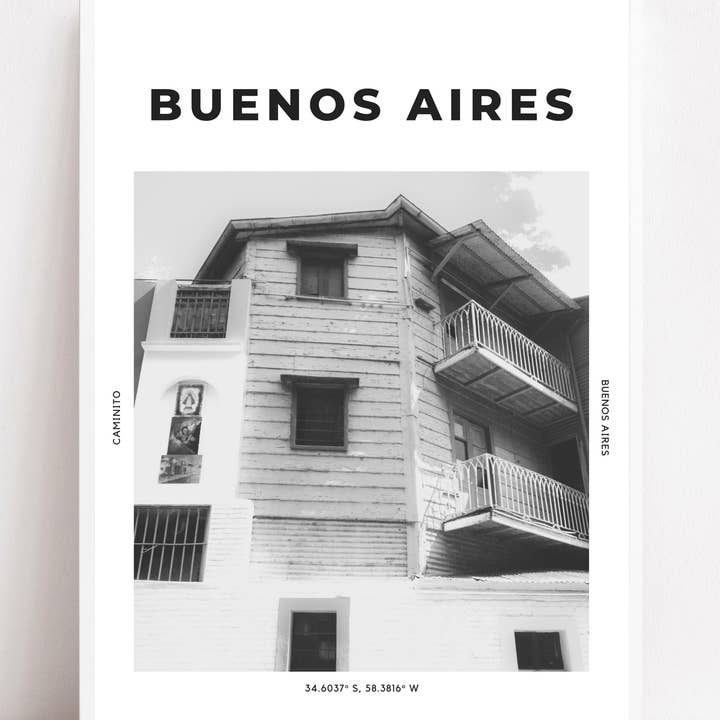 The Travel Edit - Wholesale Art Print - Buenos Aires 'La Boca Caminito' Print 11