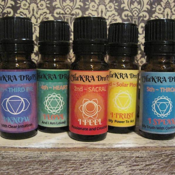 Chakra oils Chakra drops Chakra healing for wholesale by ExiScentials
