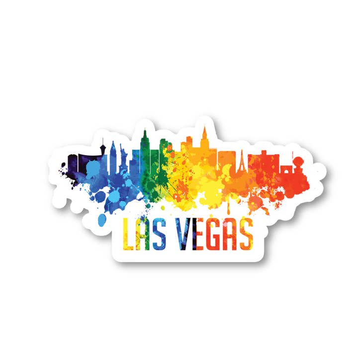 Las Vegas City Skyline Nevada Las Vegas City Skyline 3 Pack - Set of 2.5, 3 and 4 Inch Vinyl Laptop Stickers - Nevada Las Vegas City Skyline for Laptop, Phone, Water Bottle, Car & More Decal (3 Pack) for wholesale by FunPopStickers