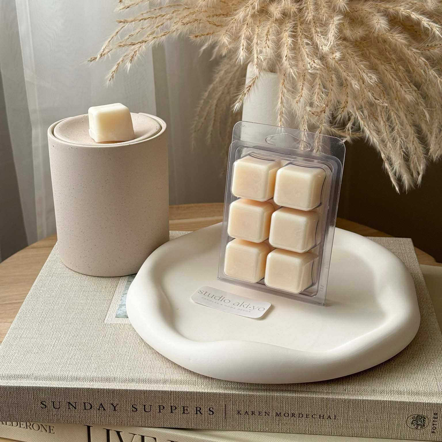 Studio Akiyo - Wholesale Wax Melt - Basil + Bosc Pear Soy Wax Melts | 2.8oz Vegan Soy Wax Melts1