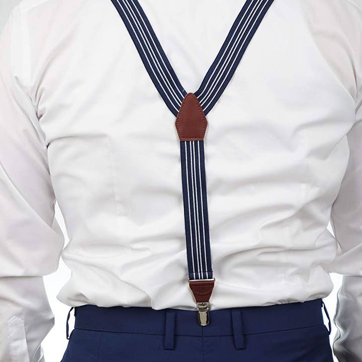 Massi Morino - Wholesale Belt - Men's - Massi Morino® suspenders for men made of genuine leather2