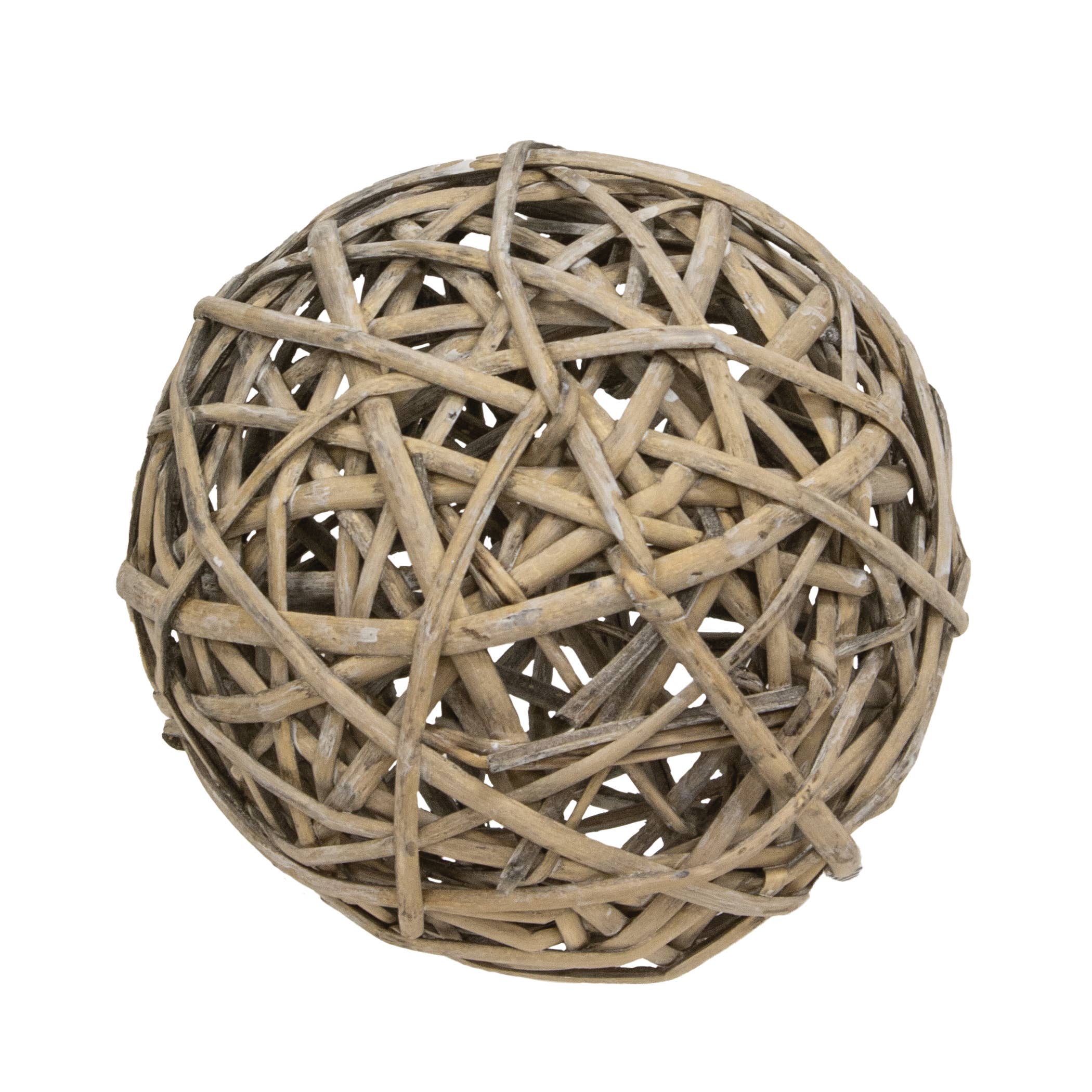 Col House Designs - Wholesale Decorative Tabletop Object - Gray Willow Ball - 6"
