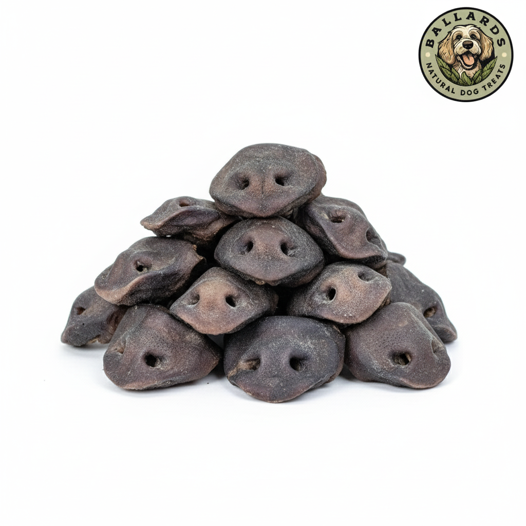 Ballards Natural Dog Treats - Wholesale Pet Treats - Dog - Pig Snouts 500g Dog Treats1