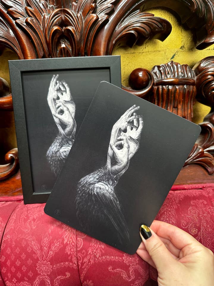 "The Haunting" Framed Art Card & Single Cards for wholesale by Stephanie Inagaki